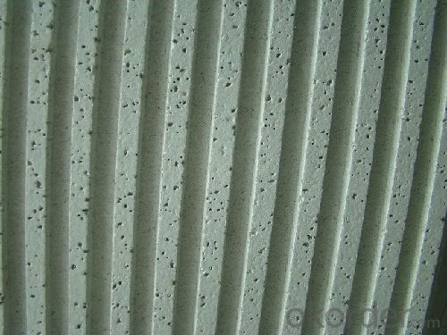 Mineral   Fiber  Ceiling Tiles  with  Perforated Textures