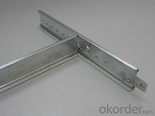 Ceiling  System Galvanized Light Steel Profile  Main Channel and Furring Channel