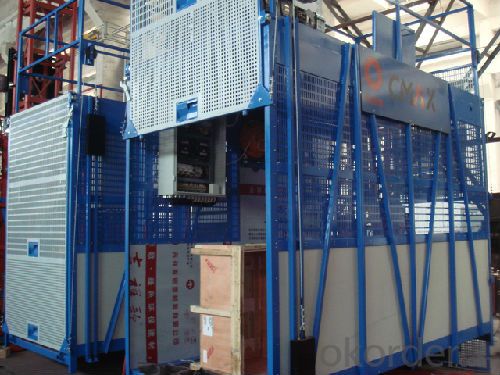 Building Hoist SC120/120 Frequency Conversion Twin Cage