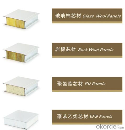Rock Wool Sandwich Panel High Density 50mm/75mm/100mm/150mm Made in China