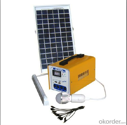 Mini Home Solar System with LED Bulbs and Mobile Charger 2W 3W 5W 10W 20W 50W 100W