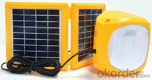 Environmental friendly solar lantern with AC charger and PV module