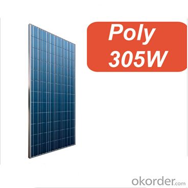 Polycrystalline  305W Solar Panel High Efficiency