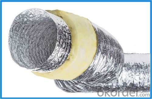 Insulated Acoustic  Flexible Duct Aluminum Foil Flexible Duct