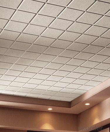 Fissured/Pinhole/Sand acoustic mineral ceiling tiles