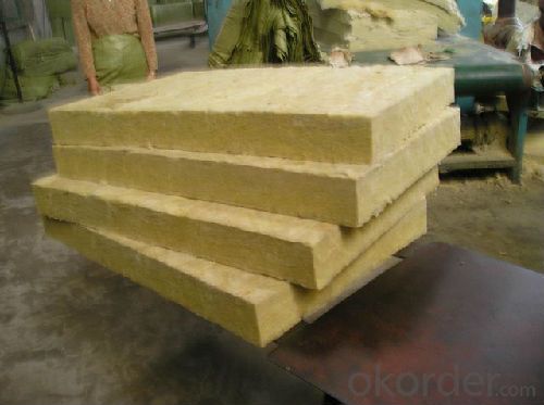 Rock Wool Board 70KG50MM For Roofing Insulation