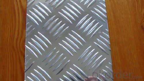 AA5052 Five Bars Embossed Aluminum Plate/Sheet