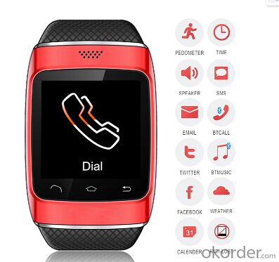 2014 factory OEM android hand watch mobile phone price