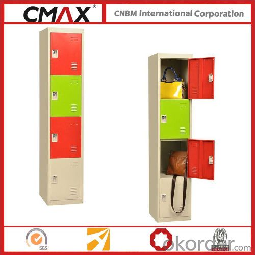 Steel Locker 4 Door Steel Furniture for good Storage CMAX-1C-4T