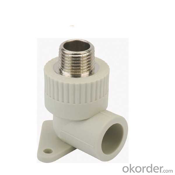 High   Quality  Male threaded  elbow  with  disk