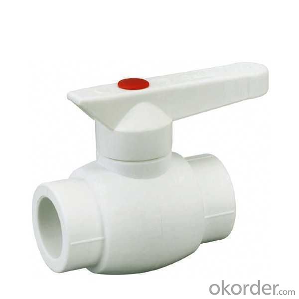 High Quality B3 Type PP-R ball valve with brass ball