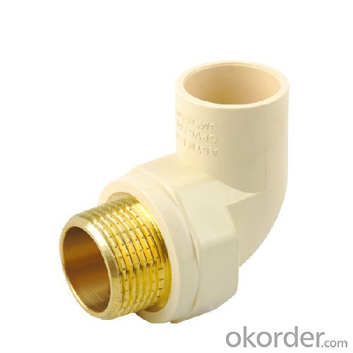 CPVC BRASS THREADED MALE ELBOW ASTM D2846 Plastic Pipe