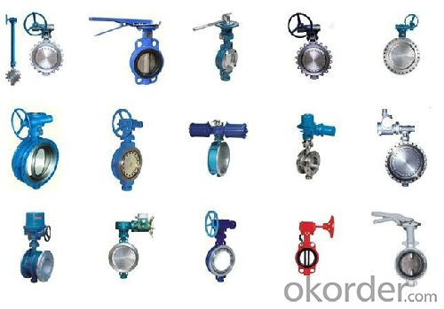 BUTTERFLY VALVE METAL HARD SEALED DUCTILE IRON DN50-DN1200