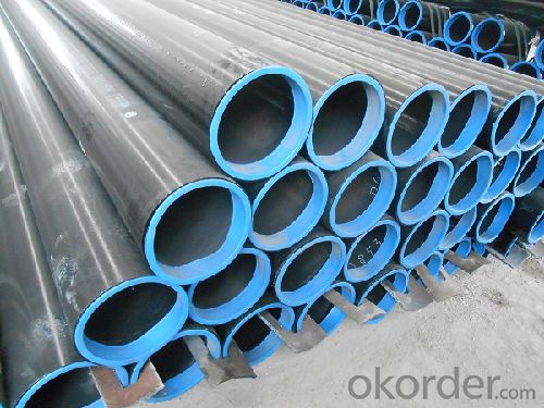 Conveying low pressure fluid seamless steel pipe