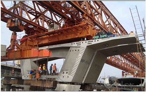 CNBM Pre-casted segmental assembly Launching Gantry for highway and railway