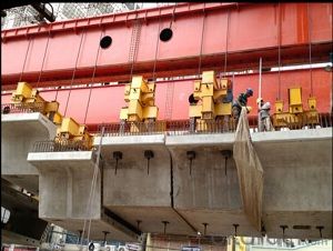 CNBM 900T, 35M span Pre-casted segmental assembly Launching Gantry/ Bridge girder erection machine