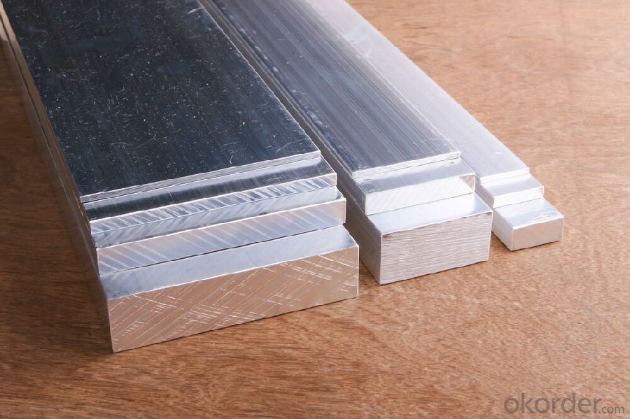 Aluminium flat bars wih a wide range of properties