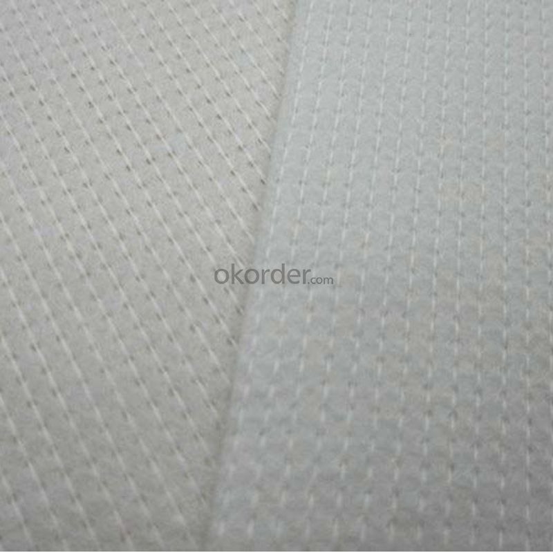 Fusible RPET 100% polyester Plain Interlining Stitch bonded nonwoven fabric,