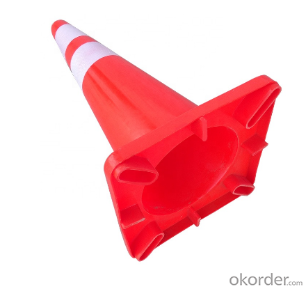 New 36 Inch Road Traffic Safety Cones One Piece Construction Orange Traffic Cone