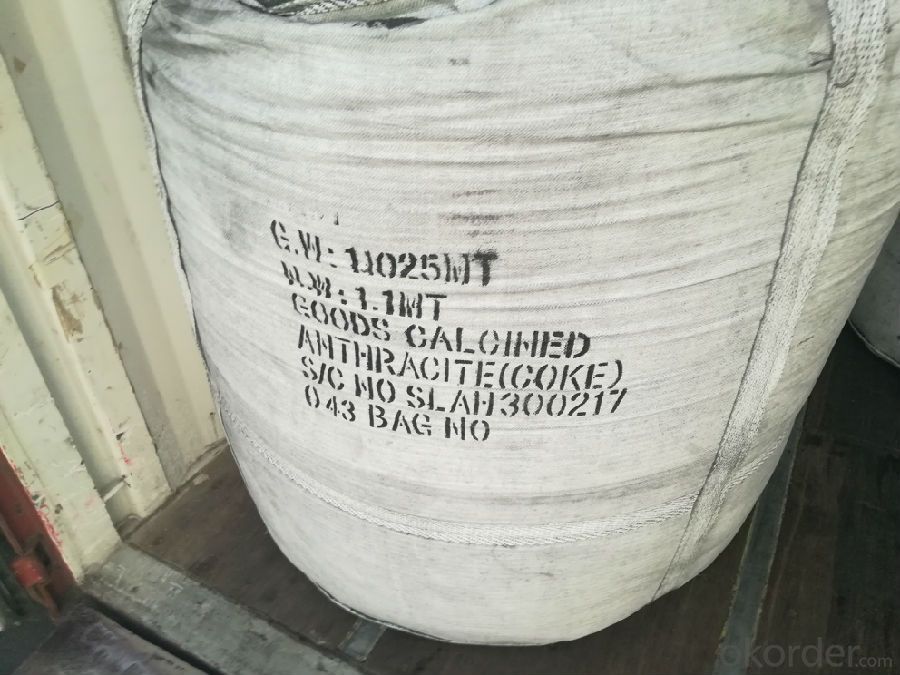 Gas Calcined Anthracite with competitive price--fixed carbon from 82 to 95