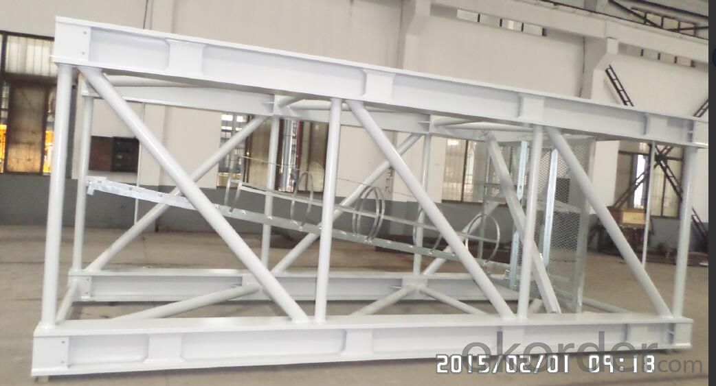 Famous Brand Tower Crane Spare Parts: Mast Section, Base Anchorage, Climbing Cage, Tie-in Frame