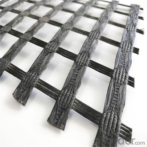 Fiberglass Geogrid with High Tensile Strength Warp Knitted