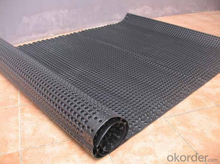 HDPE waterproofing drainage board for underground garage