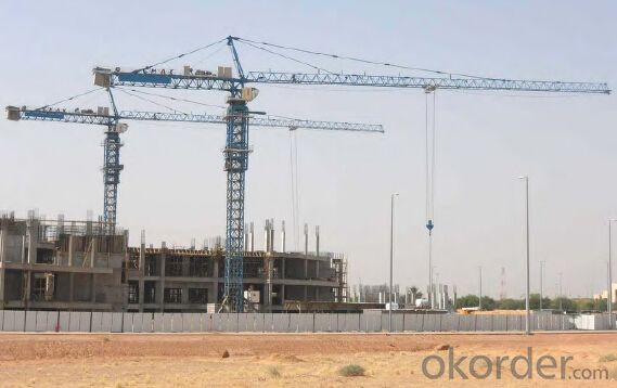 C7030 tower crane The max load capacity: 16T/12T