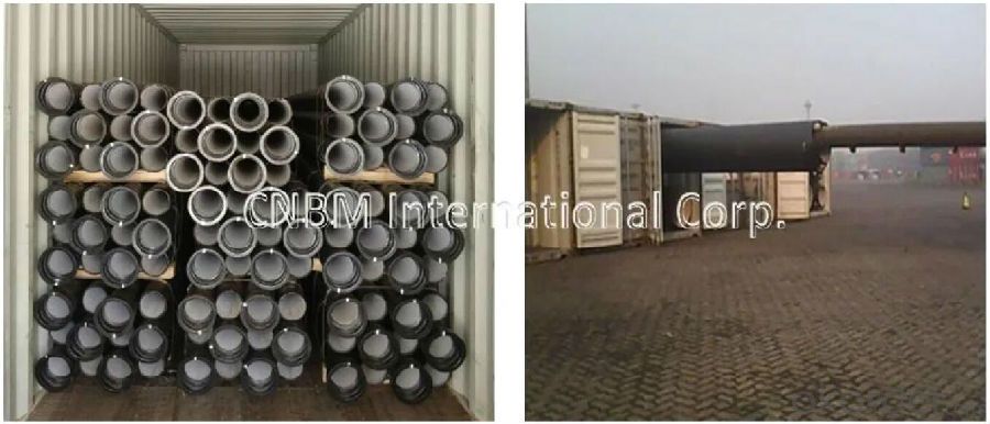 ISO2531/En545/En598 Centrifugal Dcutile Iron Pipe