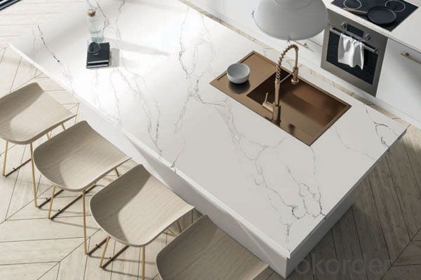 Quartz Stone Engineered Synthetic Stone Countertop Worktop Benchtop Vanity Solid Surface Fabricator