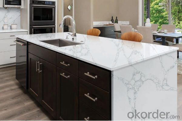 Quartz Stone Engineered Synthetic Stone Countertop Worktop Benchtop Vanity Solid Surface Fabricator