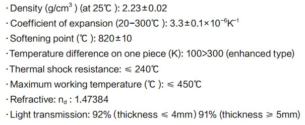 Borosilicate 3.3 Heat-resistant Glass Household Electrical Appliance Glass Panel Glass Tray BG33