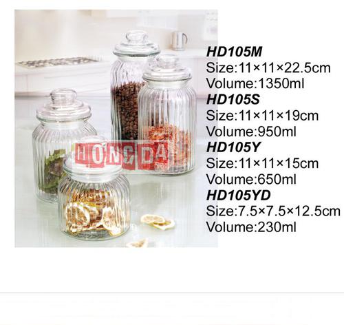 Glass Storage Jar HD105 System 1