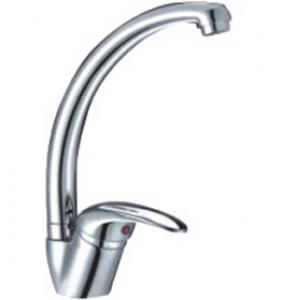 Solid Brass Chromed Single Handle Kitchen Faucet Mixer Tap