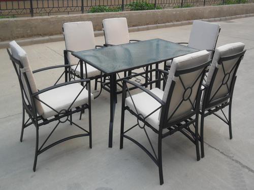 Metal Dining Sets Modern Design Hot Sale to North American Markets 70003F System 1