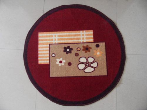 Square Round Polyester Printed Mat System 1