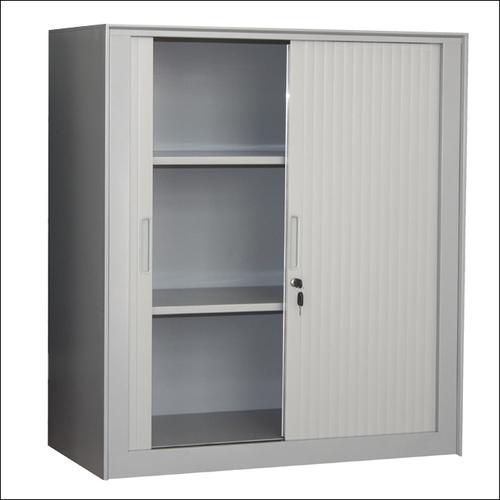 Half Height Tambour Door Cabinet System 1