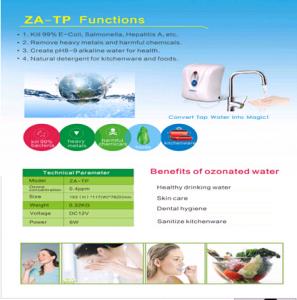Small ozone  tap  water  filter System 1