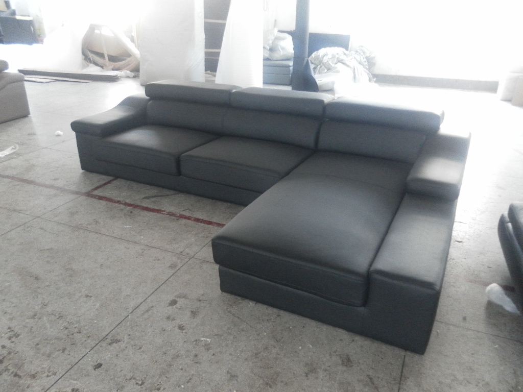 Europe style modern leather sofa furniture 8096