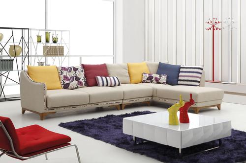 Modern colorful  fabric sofa System 1