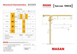 TCP6013D Topless Tower Crane-8T System 1