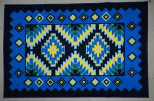 Blue Design Egypt Rug From China Manufacture System 1