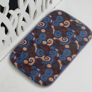 Coral Fleece printed door mat