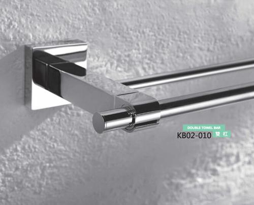 Brass Bathroom Accessories- Double Towel Bar KB02-010 System 1