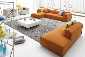 Modern  colorful   fabric sofa
