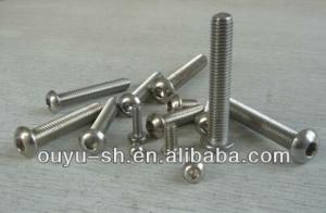 Stainless Steel ISO7380 Hexagon Socket Button Head Machine Screw