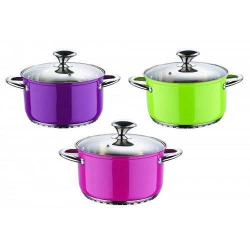 Color Paint Stainless Steel Casserole System 1