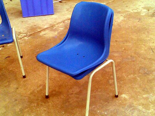 Modern Elegant Cheap Steel Plastic Chair System 1