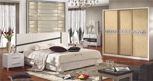 Modern classic leather bed King size new design