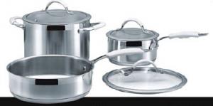 Stainless steel cookware set12 System 1